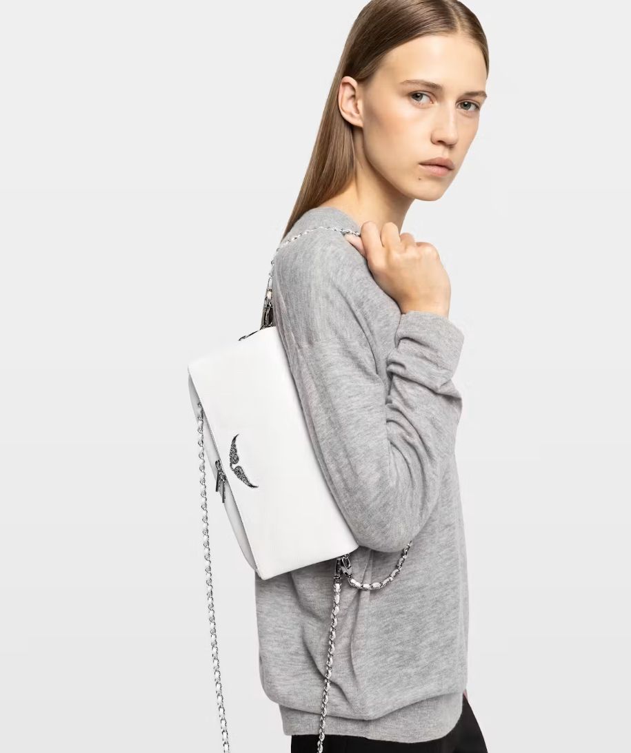 Pochette Rock Optical white